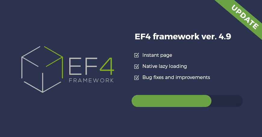 vorlagenstudio's tweet image. EF4 Joomla Framework 4.9.1 Versionsupdate! Jetzt mit neuen Ladezeit Funktionen #joomla #seo #joomlaframework  zcu.io/MsHl