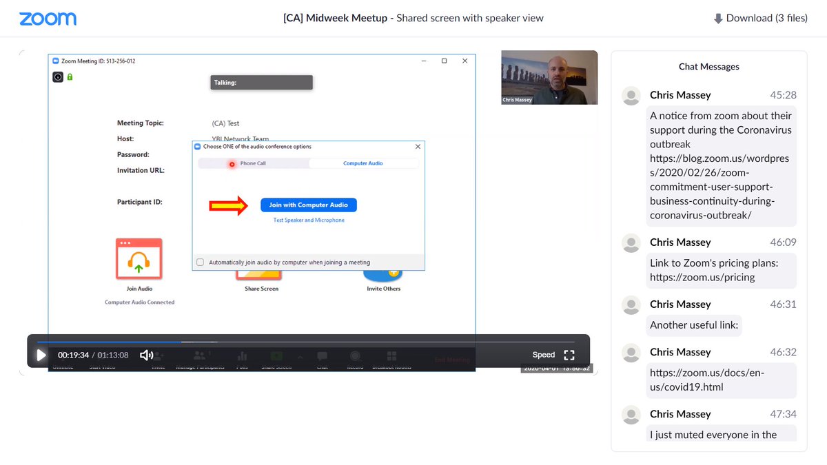 cjmassey's tweet photo. Really enjoyed yesterday's session on how to use @zoom_us, helping @YouthBizInt members move their in-person training for entrepreneurs online. Great to co-design &amp; co-facilitate again with @CarolMariaAppel after a long break, and also to get so much engagement from the group. https://t.co/RhtE14RyWe