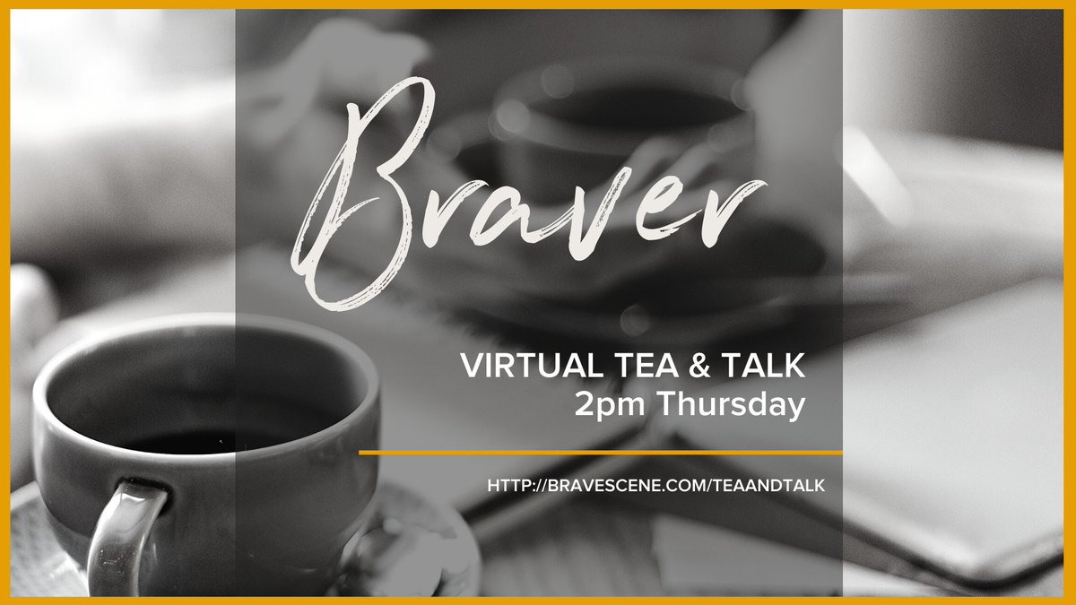 Virtual Teak and Talk - Today @ 2pm!

If you have anything you'd really like to discuss, then drop me a reply in the comments

As always, these will be informal and a place to connect with others.

bravescene.com/teaandtalk