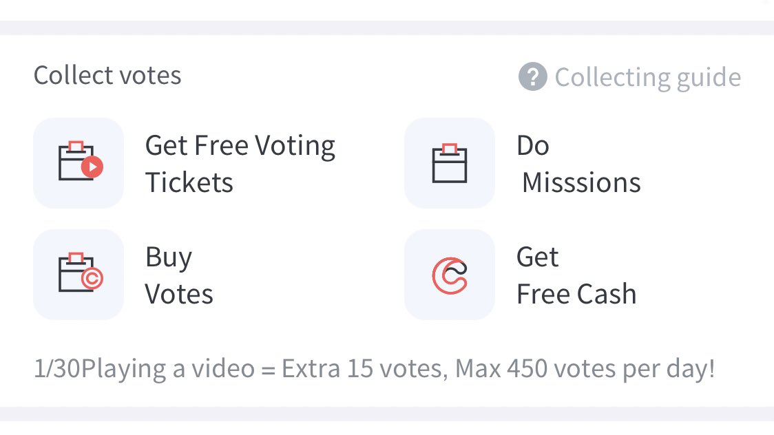 You can also collect free voting tickets by watching the ads. 1 ads = 15 votes. Maximum 30 ads daily.You can vote Bobby for top rapper till 21/04 5pm kst. #BOBBY