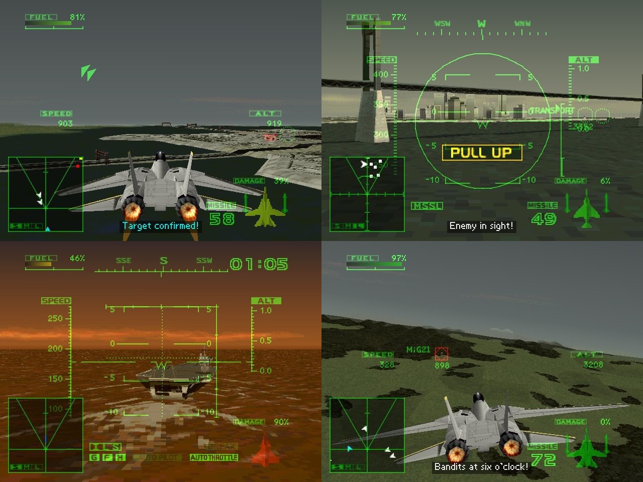 Playstation 1 airplane games sale
