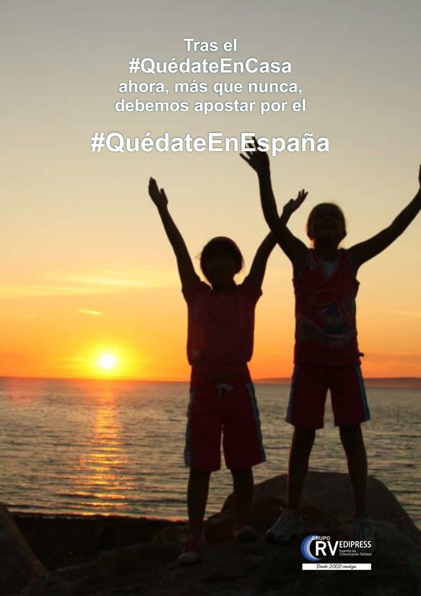 RVEDIPRESS's tweet photo. Buenos días!!!!! El Grupo #RVEdipress lanzamos una campaña super chula.... para cuando todo esto termine.... Tenemos que volver a vivir, a sentir, a ilusionarnos y a redescubrir nuestro país.... que es maravilloso, sorprendente y extraordinariamente bonito...  #QuedateEnEspaña https://t.co/atr47weDi5