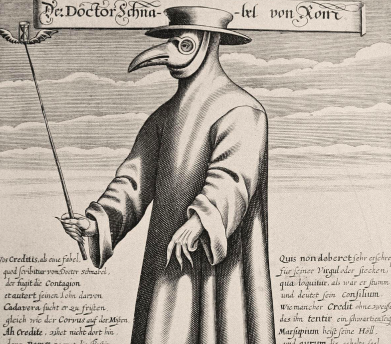 Charles was the chief physician of three French kings, Henri IV, Louis XIII, and Louis XIV. De Lorme is credited for having created the costume of the plague doctor. The costume included a beak filled with perfumes and hat and vestments made of Levantine leather,