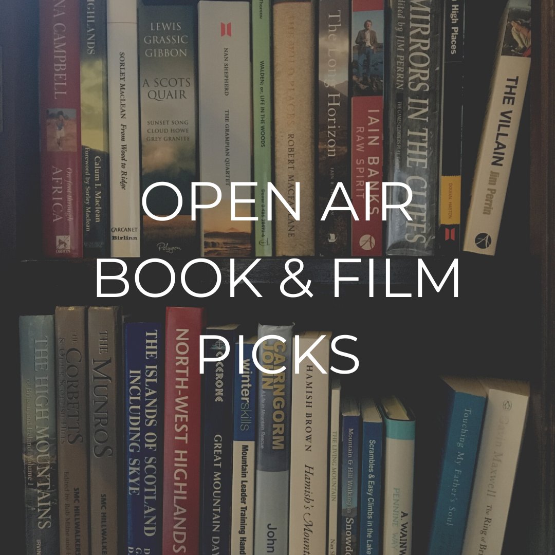 OpenAirUK's tweet photo. Pining for the outdoors? Get your outdoor fix indoors with our book &amp; film recommendations! https://t.co/xY3FCFhcey #thegreatindoors #outsideinside #outsidein #stayhome #staysafe #supportlocal #outdoorsindoors https://t.co/IFhL9278o0