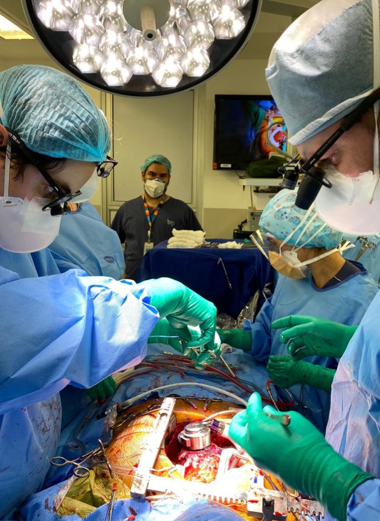 Hard times, tough decisions. All the efforts should be re-directed to fight covid19 but some really sick patients cannot wait. Heart failure is also a devastating disease. Implantation of Ventricular Assist Device HeartMate 3. #staystrong #fightcovid19  #fightheartfailure #hope