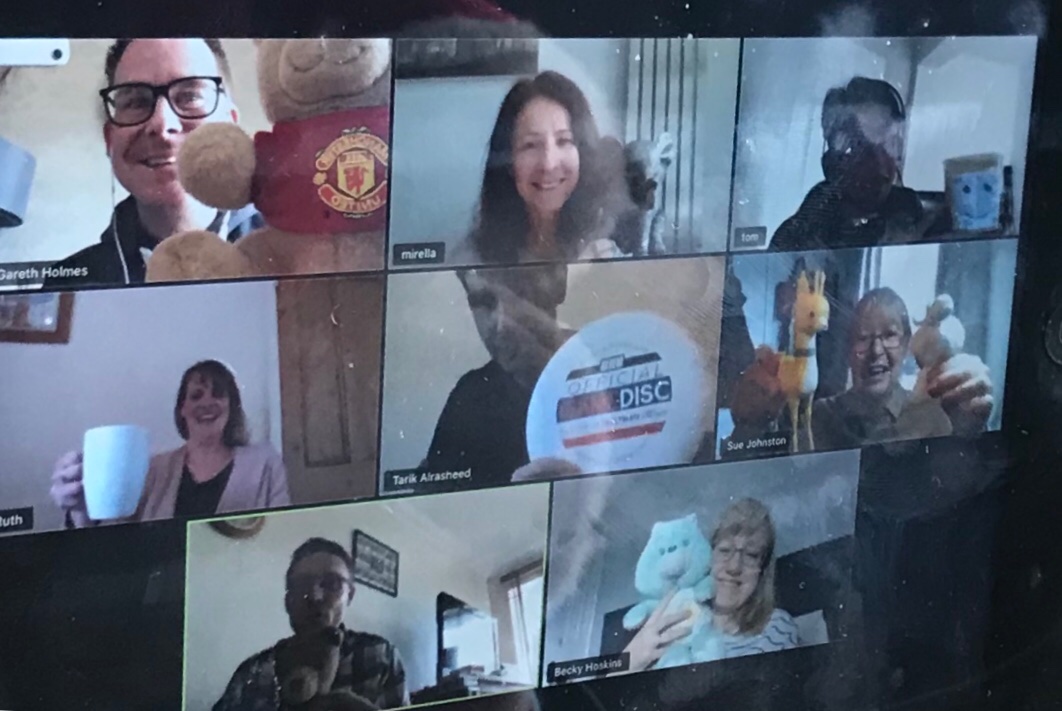 While leading a team during this unprecedented period it’s important to stay connected, talk and take an interest in colleagues personal lives - whether it’s hearig about their favourite mug or a story behind their childhood teddy #WFHFriends #covid19UK #StayConnected