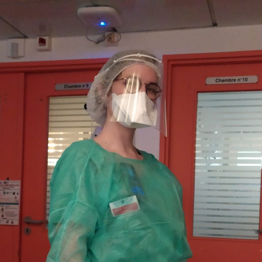 My first round of  #COVID19 protective face shields are used in a real environment since yesterday evening. Everything went smooth but I have to made few adjustments: