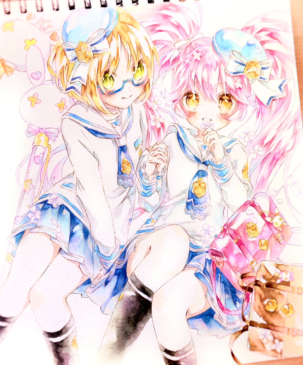「ありがとうエイプリルフール
#コンパスお絵描き 」|露茶-ﾂﾕﾁｬのイラスト