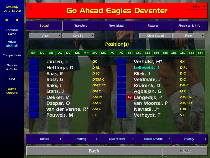 With my Hansa Rostock save corrupted, I've decided that Go Ahead Eagles should rise from the ashes of the Eerste Divisie to the heights of their pre World War 2 Eredivisie title triumphs and beyond. Eaaaaaagleeeeeeeessssss !!!  #CM0102