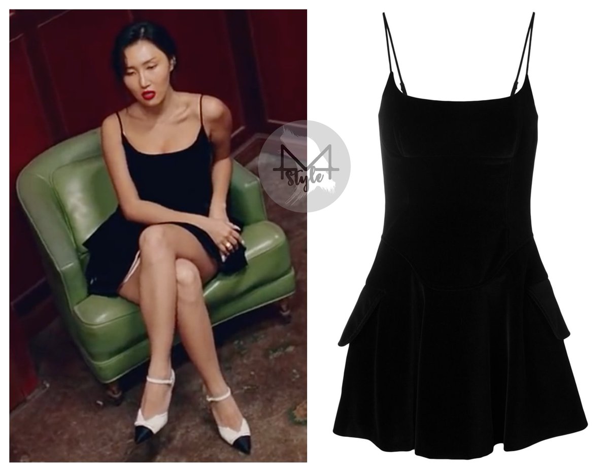 alexander wang velvet mini dress