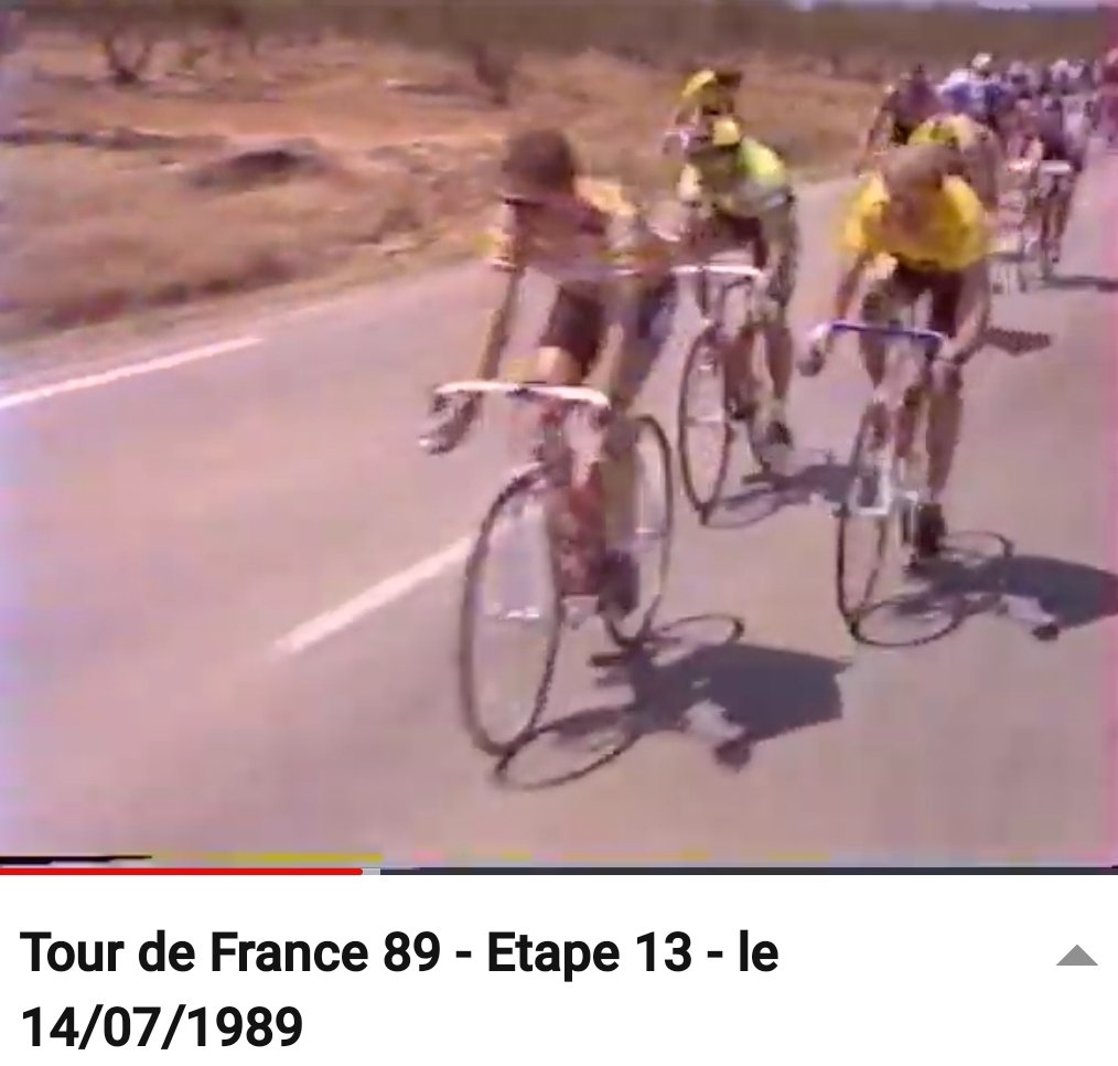 #TDF1989 met #Lemond en #Fignon in mijn wiel! #LequipeVELO
Greg Lemond met helm en aero tijdritstuur was zijn tijd ver vooruit.