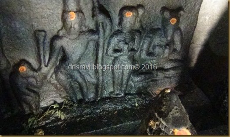 राम in a शिवालय-Some sculptures of राम & his परिवार from मुक्ताम्बिका-समेत-श्री-अभिरामेश्वर-स्वामी temple of तिरुवामातूर्. Note face in both as well as gait in 2nd picture. Also, who is the figure at the rightmost (your right) in 2nd picture? Source:  https://drlsravi.blogspot.com/2010/07/thiruvamathur-temple.html?m=1