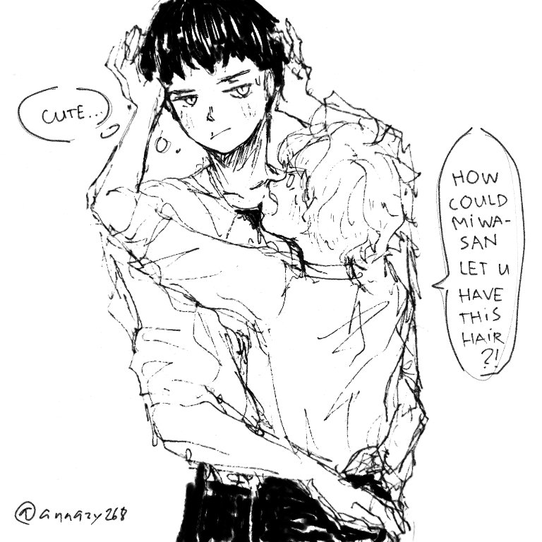 hinata's reaction to kages new hair ?
(miwa-san pls say sth)
#kagehina #haikyuu #影日 #ハイキュー