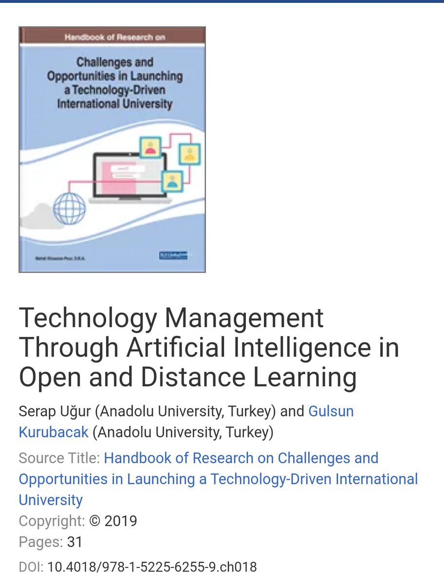 serapsismanugur's tweet photo. #TechnologyManagement through #ArtificialIntelligence in #OpenandDistanceLearning with @GulsunDr
#DigitalTransformation #distanceeducation
#AI #MachineLearning #ArtificialGeneralIntelligence #AGI #ArtificialSuperIntelligence #ASI #Blockchain #TechnologicalSingularity #Transhuman https://t.co/jY8YbRZYuy