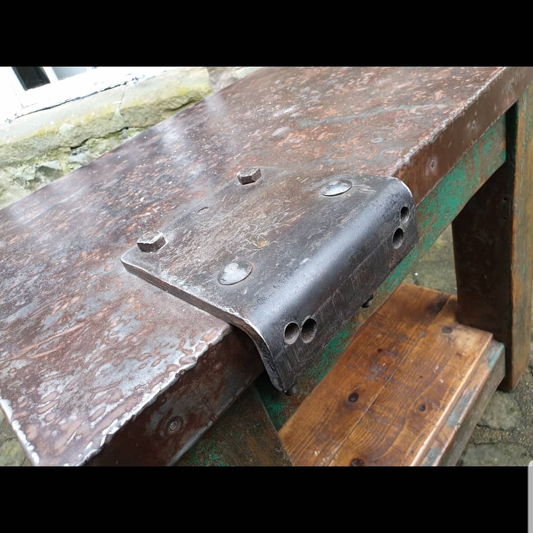 Anything_EVR18's tweet photo. Industrial metal top Hungarian blacksmiths work bench for sale https://t.co/V8JLYOyogr