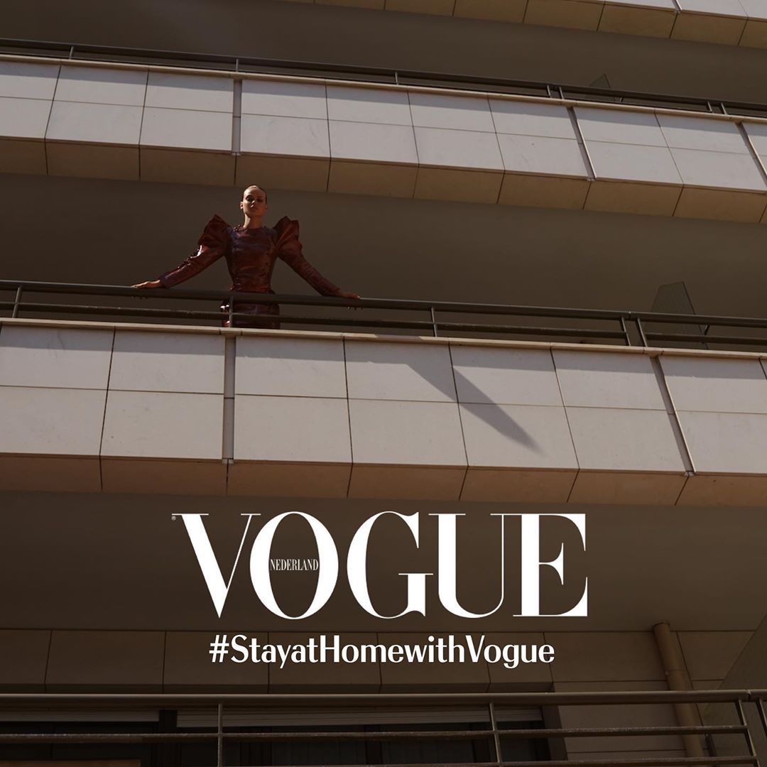 CondeNast's tweet photo. The #StayAtHomeWithVogue series of virtual events continues tonight as @NLVogue invites Dutch designer @WinonahDejong to talk us through her skincare routine. Head to https://t.co/UHROTXMlDr for more details. https://t.co/gapeuQv6Kw