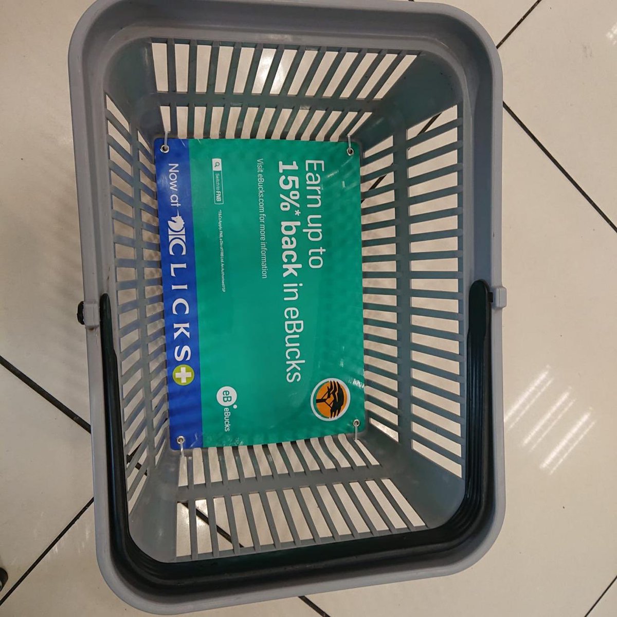 For those out there shopping .. eB in Clicks off the ground now .. enjoy!