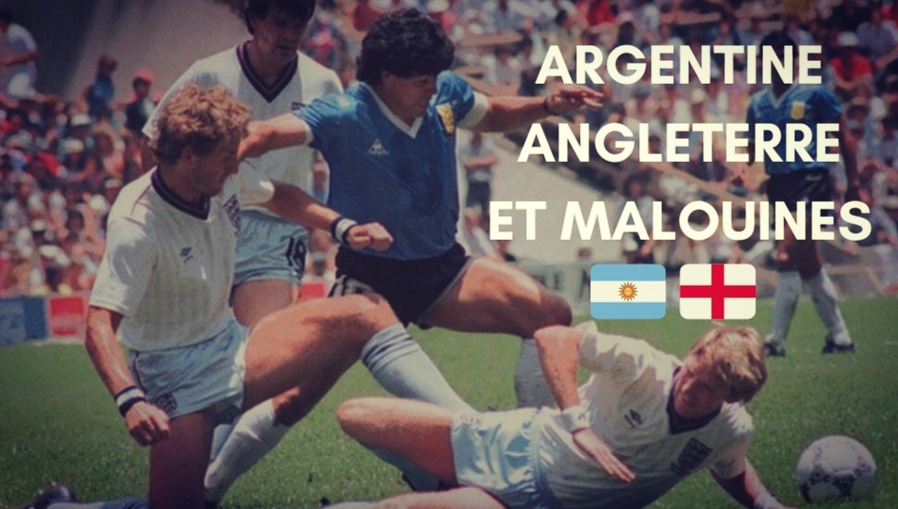 ARGENTINE  ANGLETERRE MALOUINES Depuis plusieurs siècles les îles Falkland/Malouines sontrevendiquées par l'Argentine  et le Royaume-Uni  Cet enjeu territorial sera au coeur d'un match de légende lors du Mondial 1986 : Angleterre-Argentine THREAD