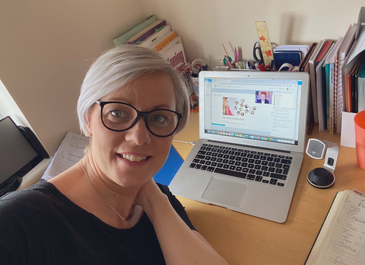 Jumped onto the #GTP20 webinar to hear from Anne Clews from @CuriumSolutions ...  ✏️ 🗒 ☕️ @GrBhamChambers @GBChamberBoss #remoteleadership #selfcare #managingstress #timeforchange #InThisTogether #keepbusinessmoving