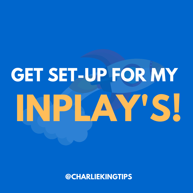 CharlieKingTips's tweet photo. SET UP FOR MY IN-PLAY’S!

Get a Risk Free bet to start you off!

Join Here 👉 https://t.co/KP9OflGWG3

💰 Win Cash or Full Refund in Cash

18+ New Customers | T&amp;C’s Apply https://t.co/sr35pdCgOR