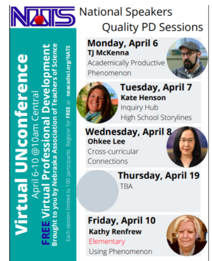 KRScienceLady's tweet photo. Humbled and excited  to be presenting with this amazing group of people at Nebraska's Unconference! https://t.co/dWZGTQsNyf