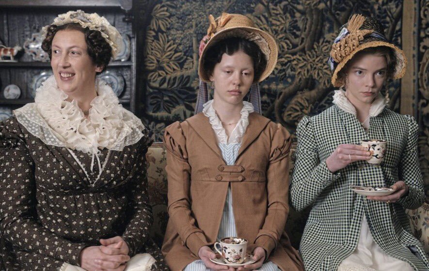 ChickLit4Life1's tweet photo. Lads the girls need to get down to watching the new screen version of Emma, based this photo alone #welovemissbates #alsojanefairfax #amazingcasting #janeausten #emma https://t.co/TQro2QThEQ