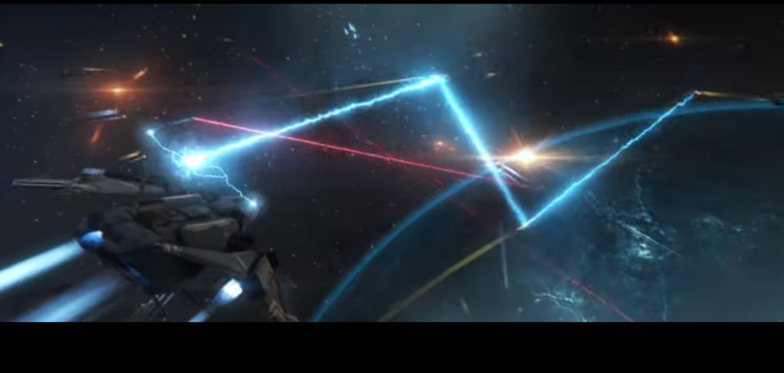 These zappy bois were the most interesting part of the trailer to me, what could it be, what could it beeeeee #tweetfleet #EVEOnline