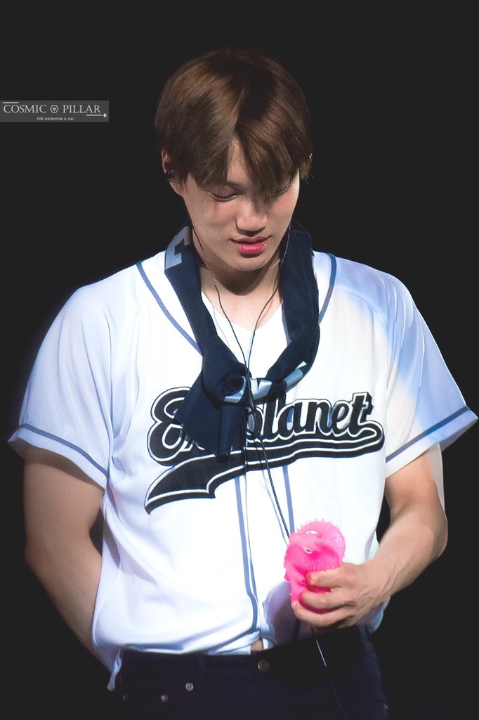 day 93 jongin wearing his exordium jersey hits different i miss it