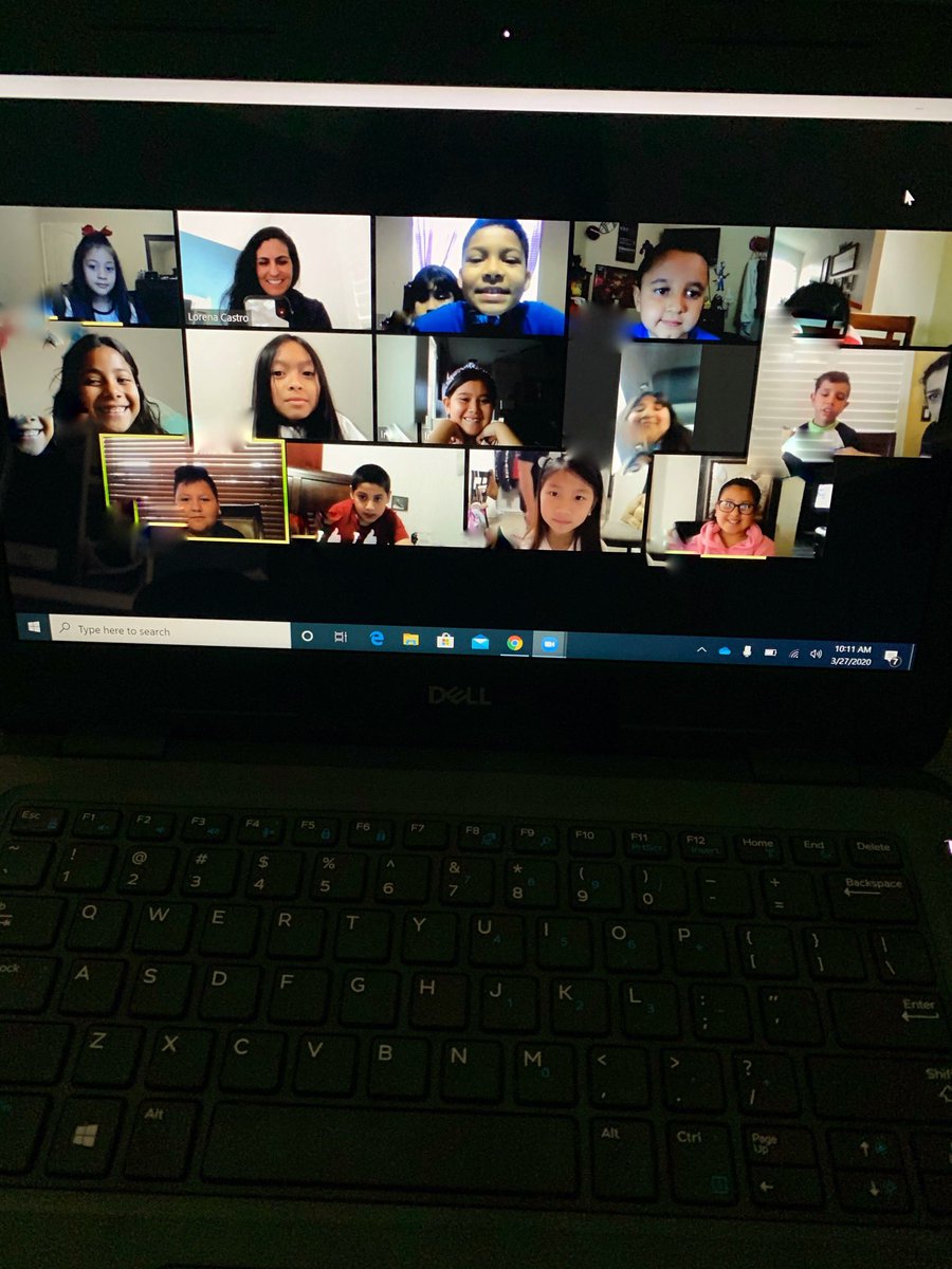 lcastro_LCES's tweet photo. Oh how I miss my WINners! We’ve been challenging ourselves as to what is possible during our lessons on Zoom. So far we’ve done, conferences, a go noodle together, sang our chants, played Kahoot, and have read a chapter together in Charlotte’s Web. #TeamSISD #LCESWhateverItTakes https://t.co/S4CwxJcwfY