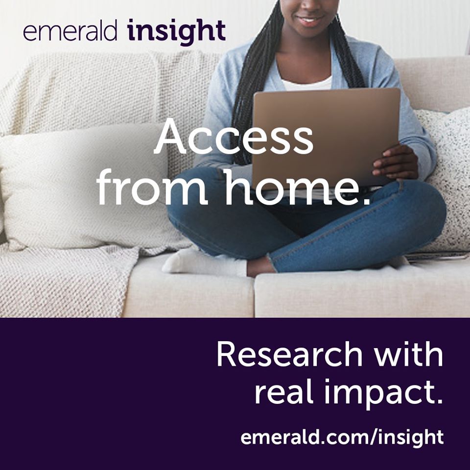Lo invitamos a seguir investigando y usando el contenido de Emerald, inicia sesión en su plataforma emerald.com/insight a través del acceso remoto de su institución.