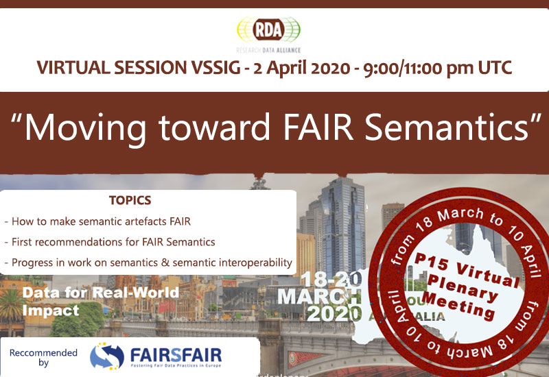 FAIRsFAIR_EU's tweet photo. How can we make semantic artefacts FAIR?We invite #metadata experts #InformationScientists #ontologists, knowledge engineers & #dataservice architects to join the discussion. #interoperability #FAIRdata #FAIRprinciples @resdatall
https://t.co/aEuYNDNq1r https://t.co/BaWWOoD6Gz