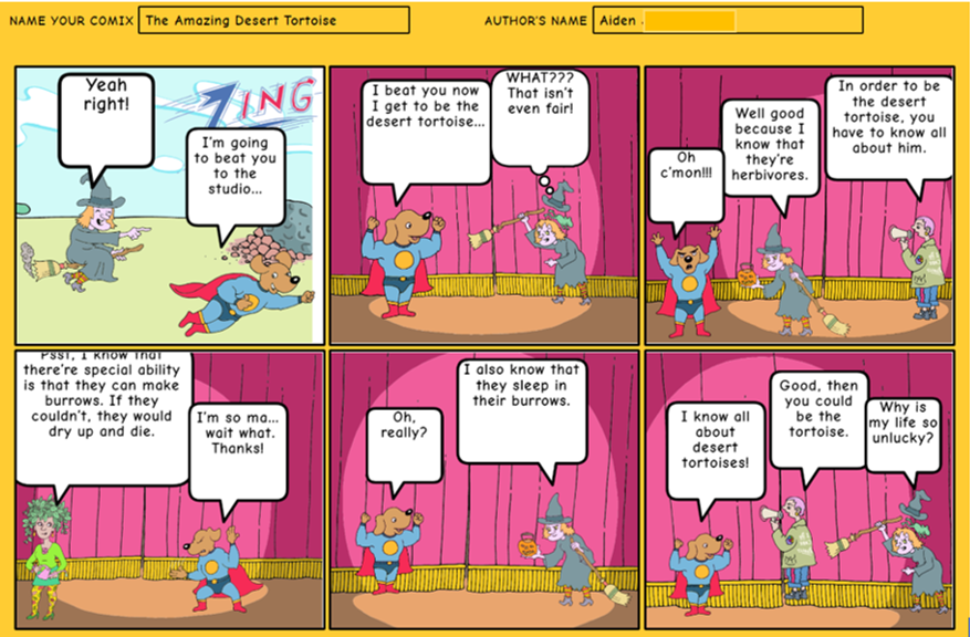 I found a new site for my students to use at home. The kids love it! #makesbeliefscomix @HapevillePrin #missmykids #missmystudents