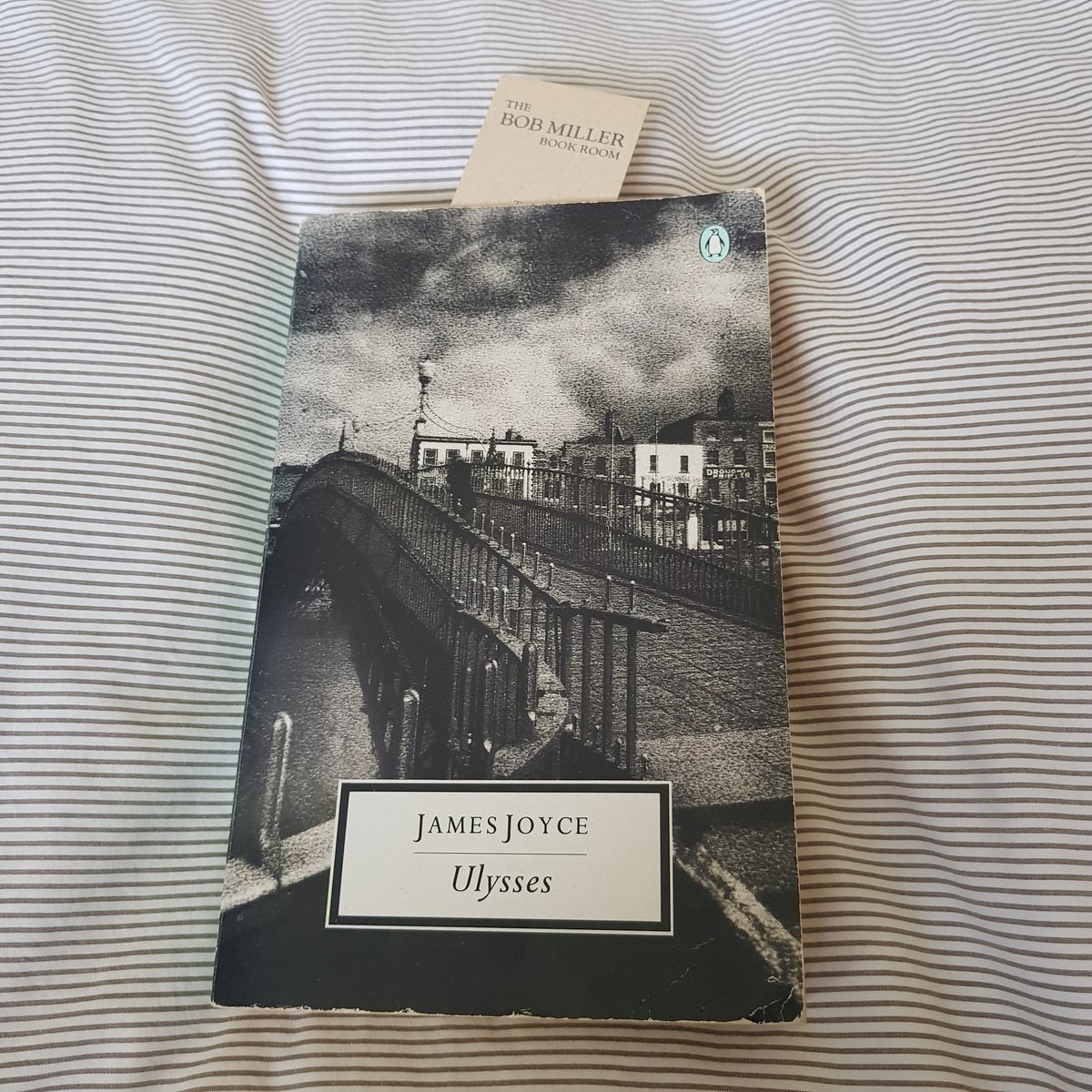 ntweedie's tweet photo. New pandemic project:
First re-reading since university
Goal: finish on Bloomsday (June 16)

Bought 27 years ago from the now permanently closed Bob Miller Bookroom in Yorkville https://t.co/q9xzqDtyjs