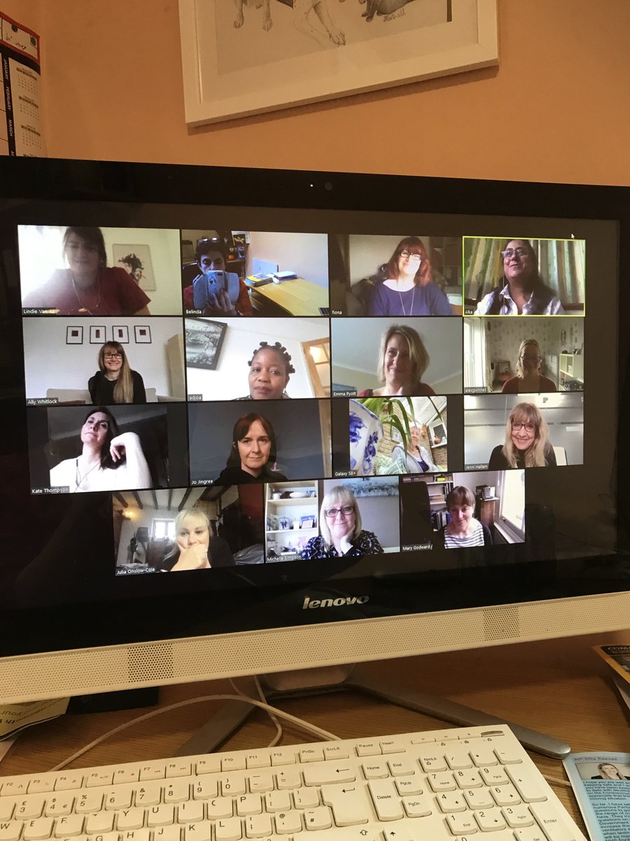 LaptopsLipstick's tweet photo. So lovely to see everyone yesterday, even if it was only online. #zoomnetworking https://t.co/Vt59v2Ecr6