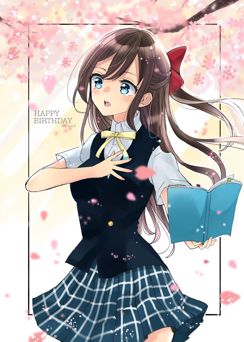 桜坂しずく 「しずくちゃん誕生日おめでとう??
 #桜坂しずく生誕祭2020 」|メープルのイラスト