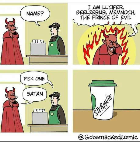 ajiwar's tweet photo. the best starbucks jokes https://t.co/0bcexVqSuo