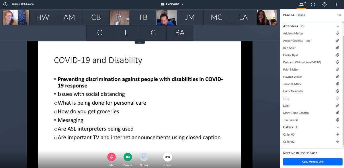 DrChelettey's tweet photo. One of the advantages of COVID-19 is getting to invite people from across the nation into the classroom. Today we had @BobLujano, @NCHPAD Communications Specialist, author #noarmsnolegsnoproblem and 2004 @Paralympics
 athlete online with us. https://t.co/IwM44VIsFQ