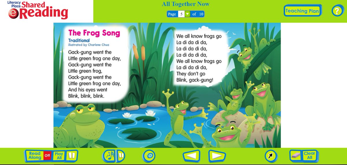 Teaching oral language and phonemic awareness is fun and easy with Shared eReading! Students can join in with rhythmic poems and songs, and learn to decode syllables, words, and rhymes. Connect from home. Access free until June 30. bit.ly/3bbqG9U #LearnAtHome #Phonics