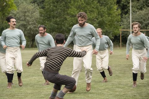 Old EtoniansBoooo! The antiheroes representing the alumni of posh boarding school Eton, were indeed one of the big boys of early English football. Won the FA Cup twice in the 1880s and still exist in amateur park football.