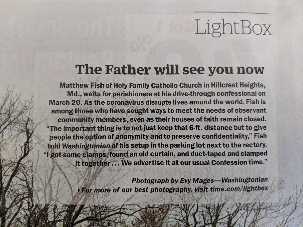 frmattfish's tweet photo. So somehow I got a full page spread in Time Magazine. Pretty crazy. https://t.co/6DhfPucjBm