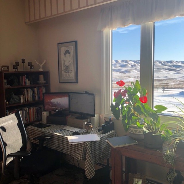 -19C this morning. Brrr! At least I get to work inside #ChinookTeachingFromHome