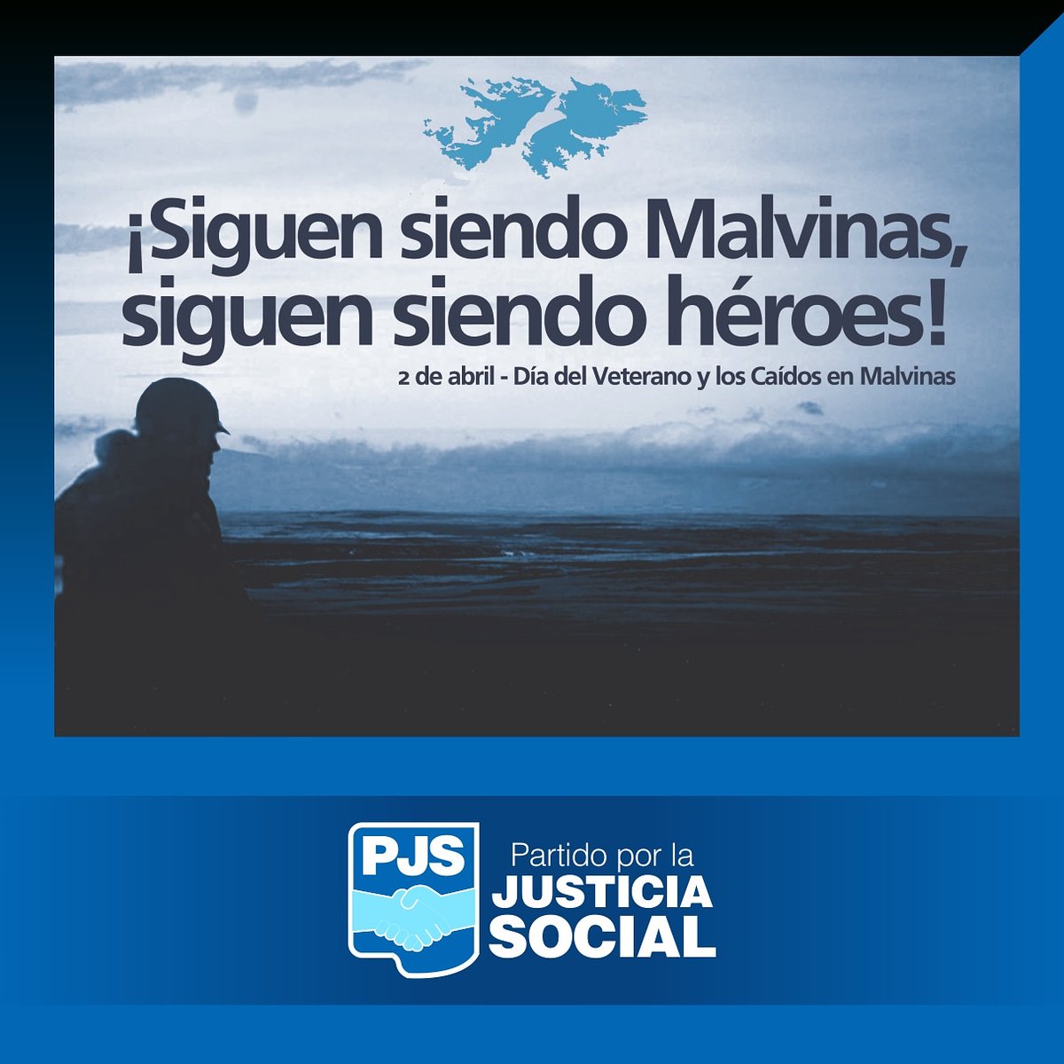 Desde nuestro partido creemos que es fundamental, para la construcción del reclamo histórico de la Argentina sobre las Islas y en memoria de nuestros compatriotas caídos, conmemorar este día.
#MalvinasPresenteHoyYSiempre  #2deAbril