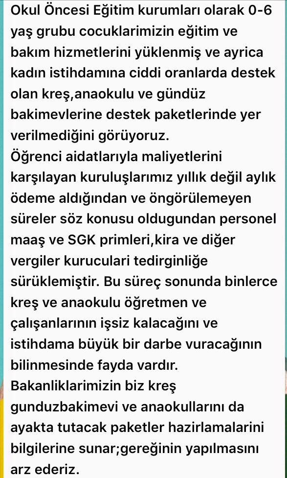 #ÖzelOkulÖncesiKanKaybediyor#ÖzelOkulÖncesiKanKaybediyor
<a href="/tcmeb/">Millî Eğitim Bakanlığı</a> <a href="/ziyaselcuk/">Ziya Selçuk</a> <a href="/ailevecalisma/">Cshabakanligi</a> <a href="/ZehraZumrutS/">Zehra Zümrüt Selçuk</a> <a href="/HMBakanligi/">T.C. Hazine ve Maliye Bakanlığı</a> <a href="/BeratAlbayrak/">Berat Albayrak</a>
<a href="/RTErdogan/">Recep Tayyip Erdoğan</a> <a href="/anadoluajansi/">Anadolu Ajansı</a>  <a href="/meralaksener/">Meral Aksener</a> <a href="/korayaydintr/">Koray Aydın</a> <a href="/dbahceli/">Devlet Bahçeli</a> <a href="/kilicdarogluk/">Kemal Kılıçdaroğlu</a> <a href="/mansuryavas06/">Mansur Yavaş</a> <a href="/ekrem_imamoglu/">Ekrem İmamoğlu</a>
