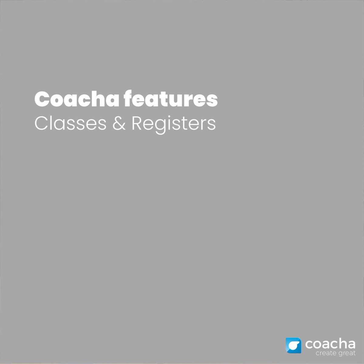 CoachaSoftware's tweet image. Forget lugging around folders of paper registers. In Coacha, your registers will automatically generate on each of your coaches' devices every single day. So they can sign your members in from the palm of their hand. 📲