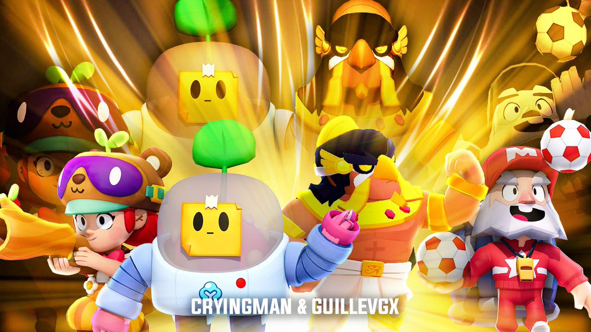 🔥GIVEAWAY/SORETO🔥

• ¡We bring you a GIVEAWAY of new brawler and new SKINS!

• ¡Os traemos un SORTEO del nuevo BRAWLER y las nuevas SKINS! 

• To participate/para participar:

- FOLLOW <a href="/CryingMan/">CryingMan</a> and <a href="/GuilleVGX/">GuilleVGX</a> 
- RT THIS POST

- TAG 2 FRIENDS/MENCIONAR A DOS AMIGOS