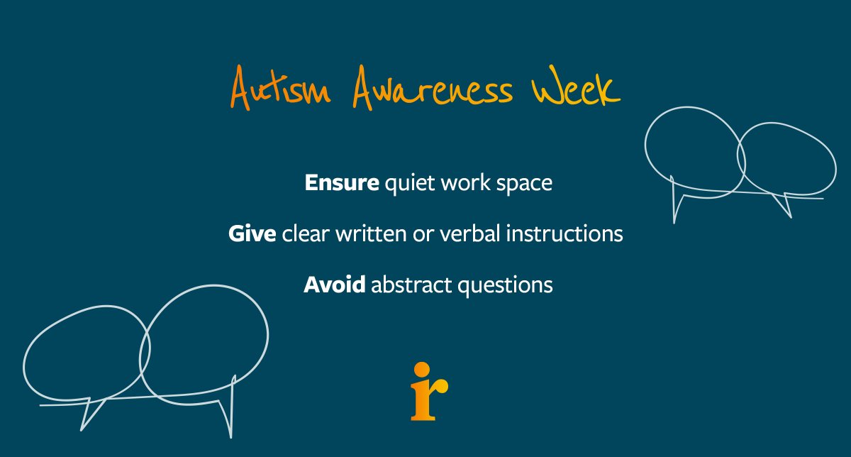 IR_Ltd's tweet photo. Did you know that an estimated 1 in 7 people in the UK are neurodivergent? Find out how @UMusicuk @DirectLine and @GCHQ support neurodiverse employees. Small actions can make a huge dfference! #waad2020 #barrierfreerecruitment
https://t.co/qtVgg9BCoh https://t.co/v3NbGMXuvR