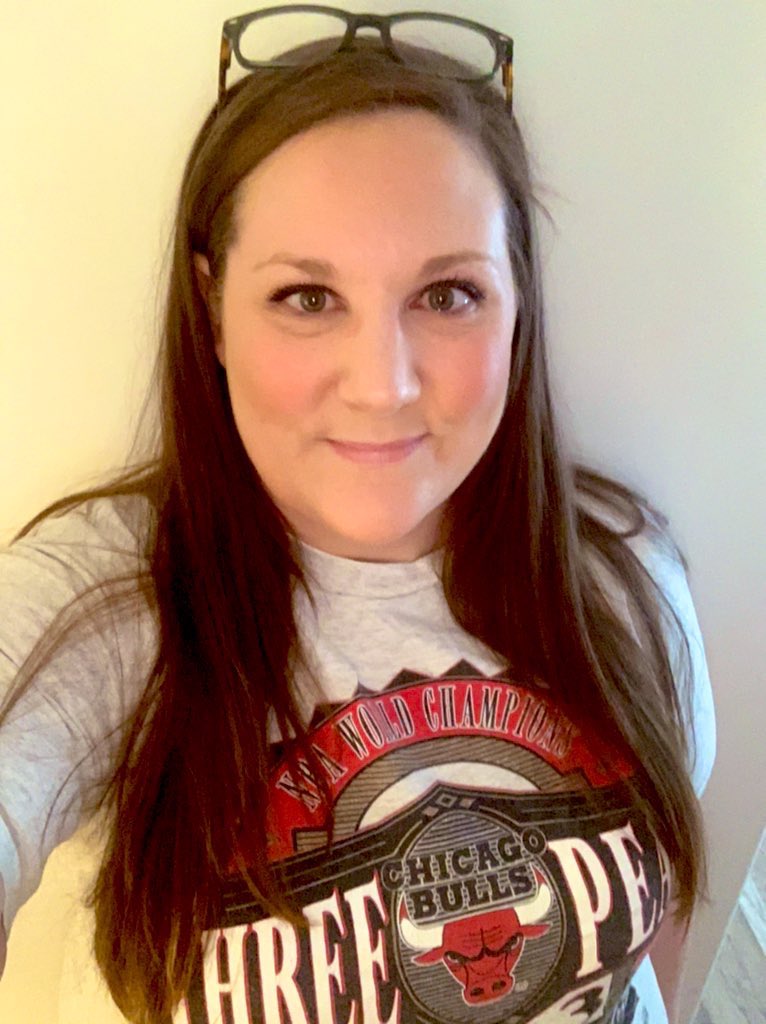 MrsONeil_MCHS's tweet photo. In anticipation of โMJ 30/30โ and โThe Last Danceโ Iโm reppin the Chi City Bulls!!! #repeatthethreepeat #warriorspirit156 #theairisbackbaby https://t.co/e5K8IHMzHt