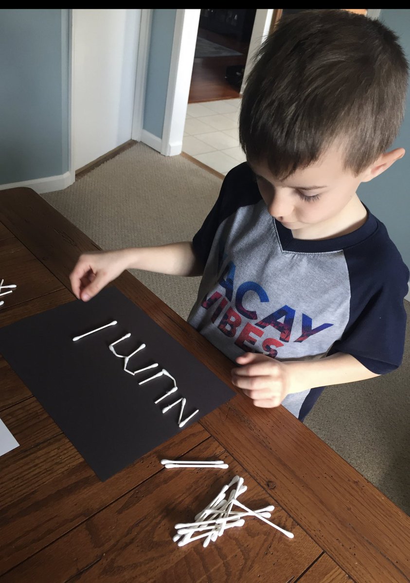 AshleyLubischer's tweet photo. Sight Word Centers at Home 🏠 my students are rock stars! @LillianDriveSch https://t.co/UdxaeEnwdZ