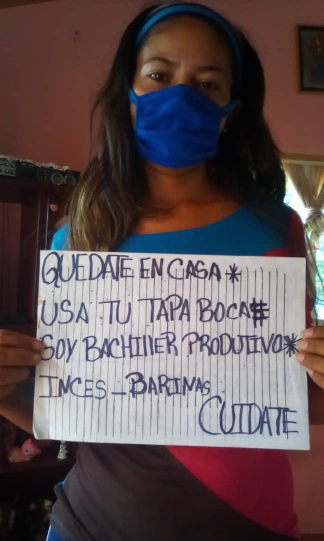 uebarinas's tweet photo. Para prevenir el covid-19 #QuedateEnCasa  #SomosIncesSolidario @InBarinas @BachillerINCES @alvaro_educ @EjaaModalidad https://t.co/b1z5RDxmXW