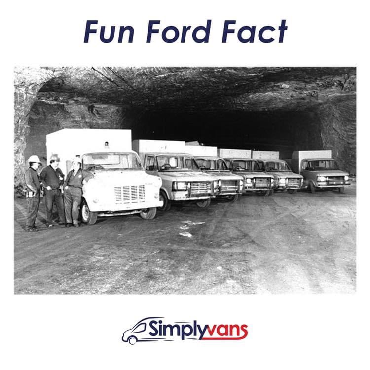 SimplyVans1's tweet photo. These #Ford #Transits spent their entire working life down a salt mine transporting people through miles of tunnels.

How did they get down there? They had to be cut in half to fit in the lift before being weld together underground! 

#Fact #History #ThrowbackThursday https://t.co/T9opBqqGk8